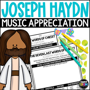Preview of Joseph Haydn Easter Sacred Classical Music Activities