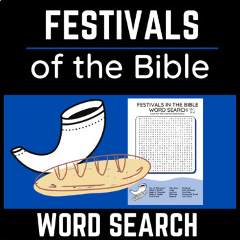 Preview of Festivals of the Bible Word Search