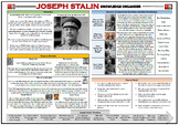 Joseph Stalin - Knowledge Organizer/ Revision Mat!