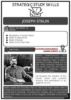 Preview of Joseph Stalin Source Based Activities w/Answers