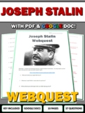 Joseph Stalin - Webquest with Key (World War Two) WWII