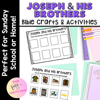 Preview of Joseph & His Brothers Bible Lesson: Crafts and Activities for Christian Kids