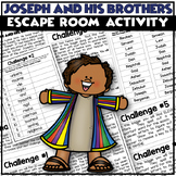 Joseph and His Brothers Bible Story Escape Room Activity |