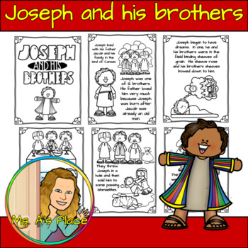Joseph and His Brothers Coloring Book by Ms A s Place | TPT