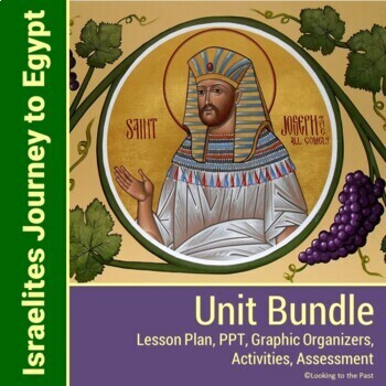 Preview of Joseph and Brothers in Egypt Bible Story Lesson Old Testament Activity BUNDLE