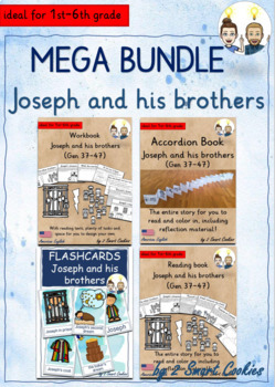 Preview of Joseph and his brothers GROWING Mega Bundle Bible Story Religion (AmE)