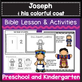 Joseph and his coat of many colors Bible Lesson Preschool 