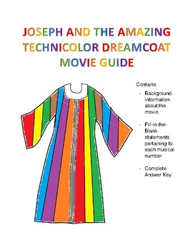 Joseph And The Technicolor Dreamcoat Teaching Resources | TPT