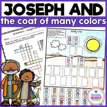 Joseph and the Coat of Many Colors Printable Pack - English and Spanish