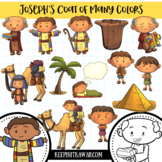 Joseph's Coat Of Many Colors Clip Art Collection