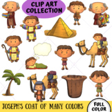 Joseph's Coat Of Many Colors Clip Art Collection (COLOR ONLY)
