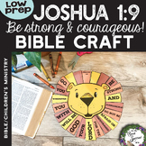 Be Strong and Courageous Joshua Bible Craft for Sunday School