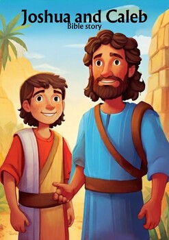 Preview of Joshua and Caleb bible story for kids