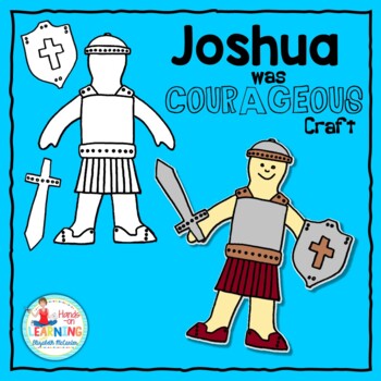 Preview of Joshua is Courageous Bible Craft