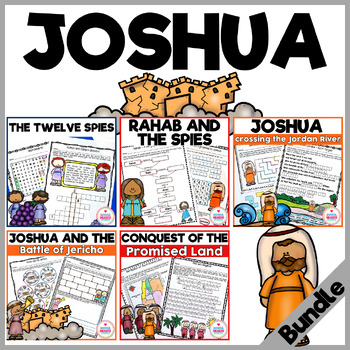 Preview of Joshua's Bible Lessons Bundle