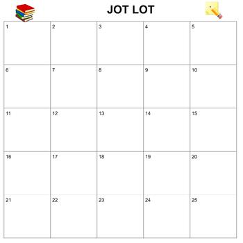 Preview of Jot Lot