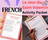 Jour de Saint Valentin FRENCH Valentine's Activity Packet