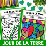 Jour de la terre - Coloriage par numéro - French Earth Day