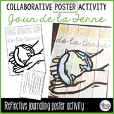 Jour de la terre journaling collaborative poster activity