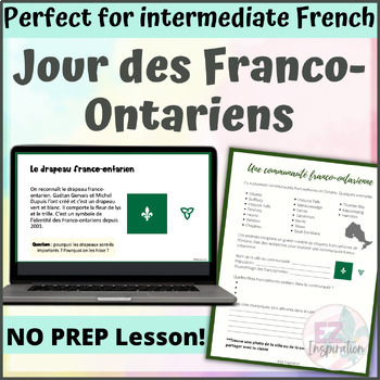 Preview of Jour des Franco-Ontariens | Franco-Ontarian Day French Lesson | le 25 septembre