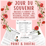 Jour du Souvenir (Remembrance Day) for Middle School Core French