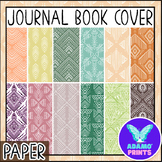 Journal Book Cover Hand Drawn Digital Paper Background Cli