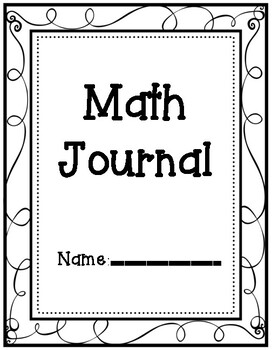 Journal Cover by Brite Owls | TPT