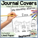 Journal Cover Pages/Themed Writing Journal Cover Sheets/Li