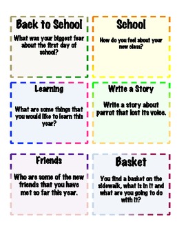 Journal Idea Cards for Every Month! by Keys to the Classroom | TpT
