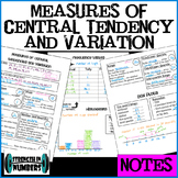 Interactive Notebook NOTES: Mean Median Mode Range Quartil