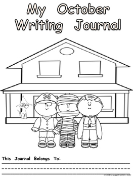 Journal Writing Pages/Booklet for the Month of October by Puppet Korner ...