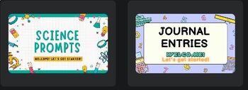 Preview of Journal Prompt Bundle - ELAR, Math, Science