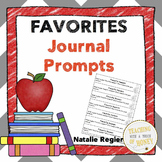 Journal Prompts | Favorites Writing Prompts | Cut and Paste