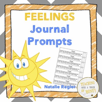 Preview of Journal Prompts | Feelings Writing Prompts | Cut and Paste
