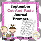 Journal Prompts | September Writing Prompts | Cut and Paste