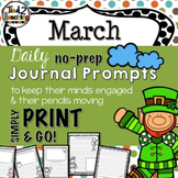 Spring Journal and Writing Prompts - March