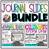 Journal Prompts - Morning Journal Prompts - Google Slides BUNDLE
