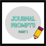 Journal Prompts Part 1