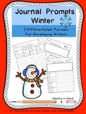 Journal Prompts Winter For Primary(K-3)