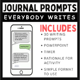 Journal Prompts With Embedded Timer