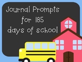 Journal Prompts for 185 Days