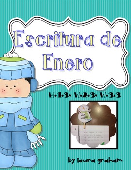 Preview of Journal Prompts for January in Spanish