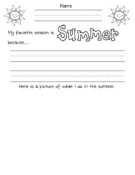 Transitional Kindergarten Journal Prompts for an Entire Year | TpT