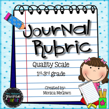 Preview of Journal Rubric & Self Assessment (Perfect for 1st-3rd grades)