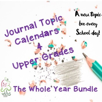 Preview of Journal Prompts 300 Topics  Year long Calendars