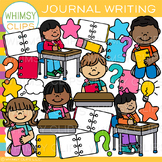 Journal Writing Kids Clip Art