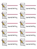 Journal Writing Labels