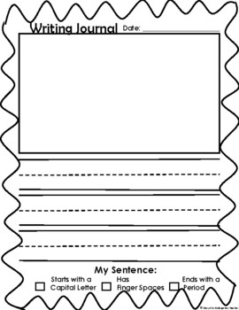 journal writing pages by diary of a kindergarten teacher tpt