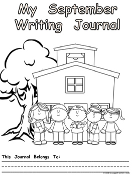 Journal Writing Pages/Booklet for the Month of September | TPT