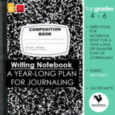Journal Writing Prompts 4th-6th Grade {Digital & PDF} Dist
